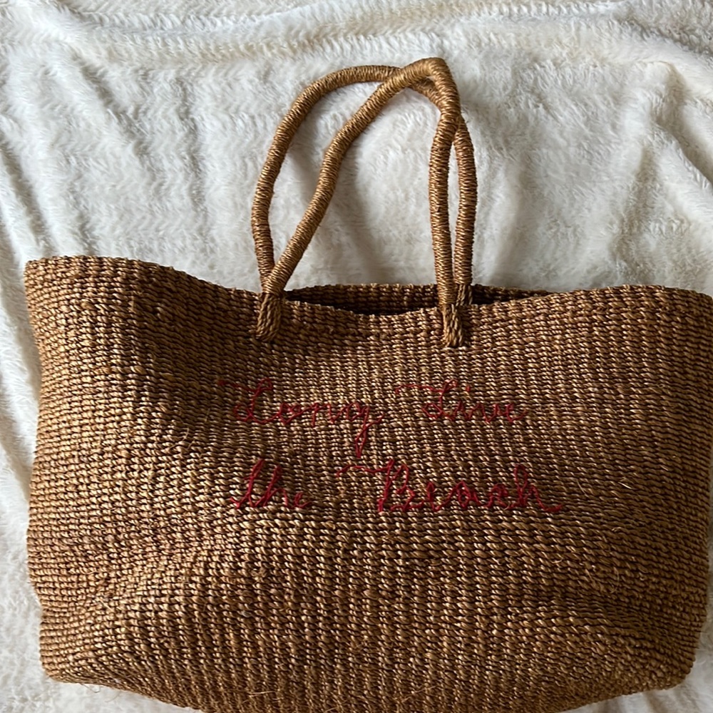 Madewell Straw Beach Bag